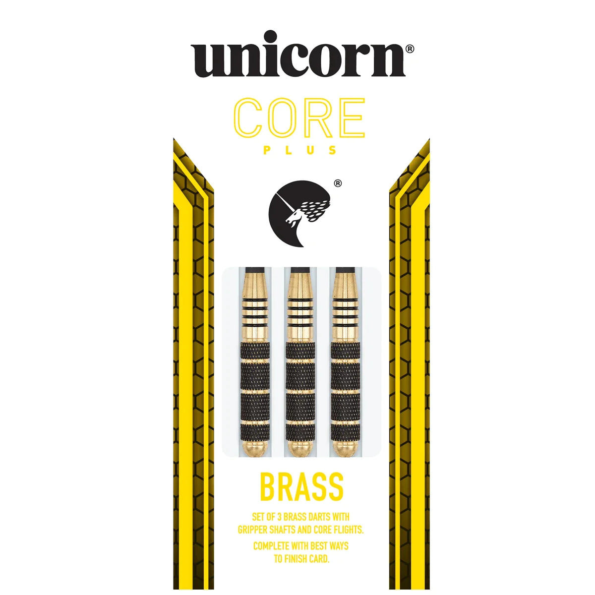 Unicorn Core Plus Brass 25g Darts