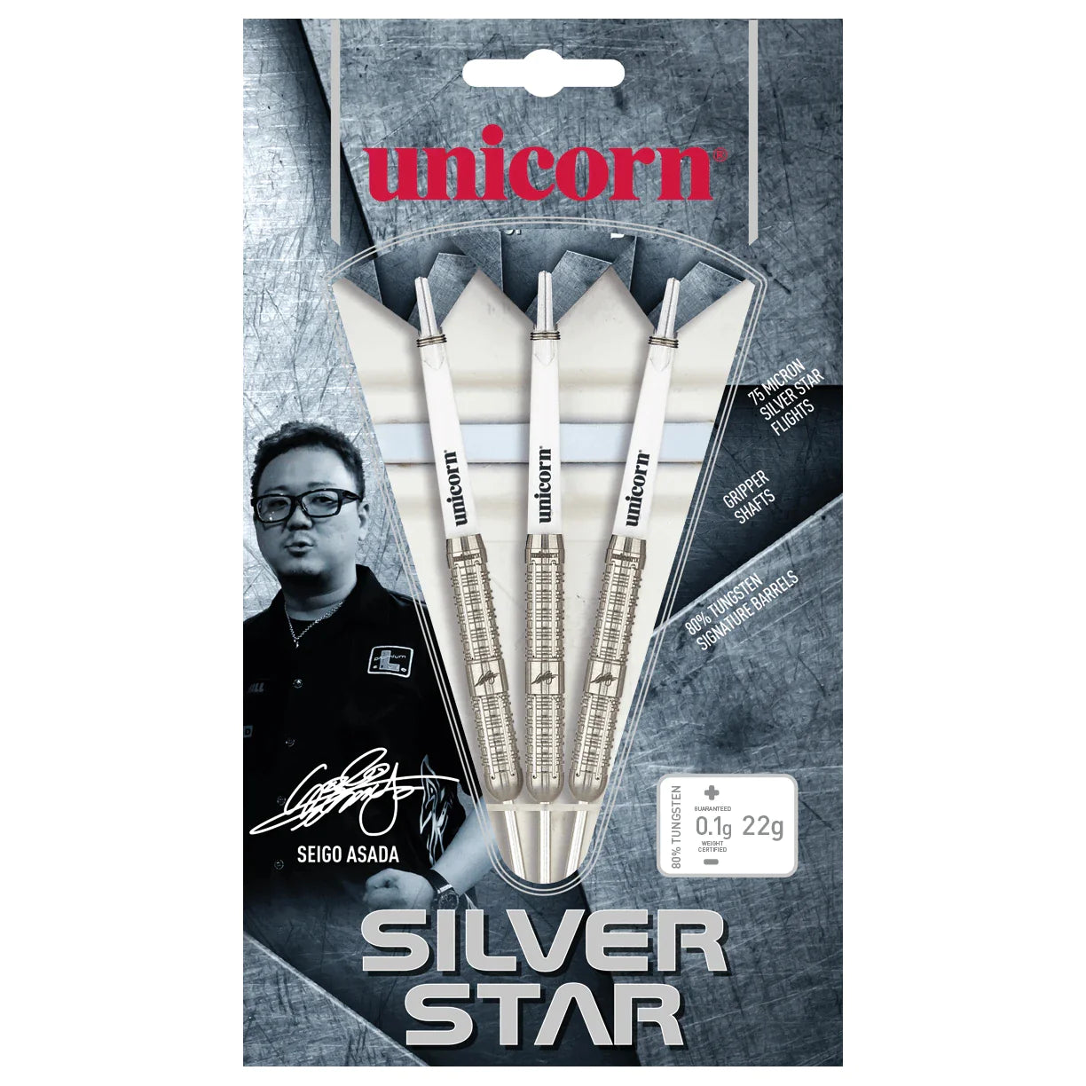 Unicorn Seigo Asada Silver Star 24g Darts
