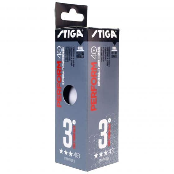 Stiga 3 Star Perform Table Tennis Balls – Pack of 3