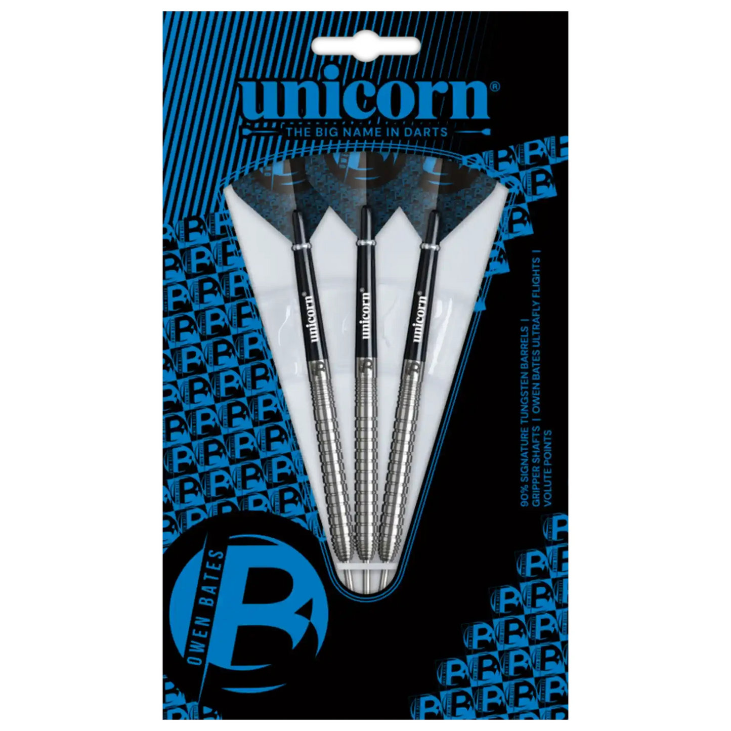 Winmau Contender Owen Bates 90% Tungsten Steel Tip Darts