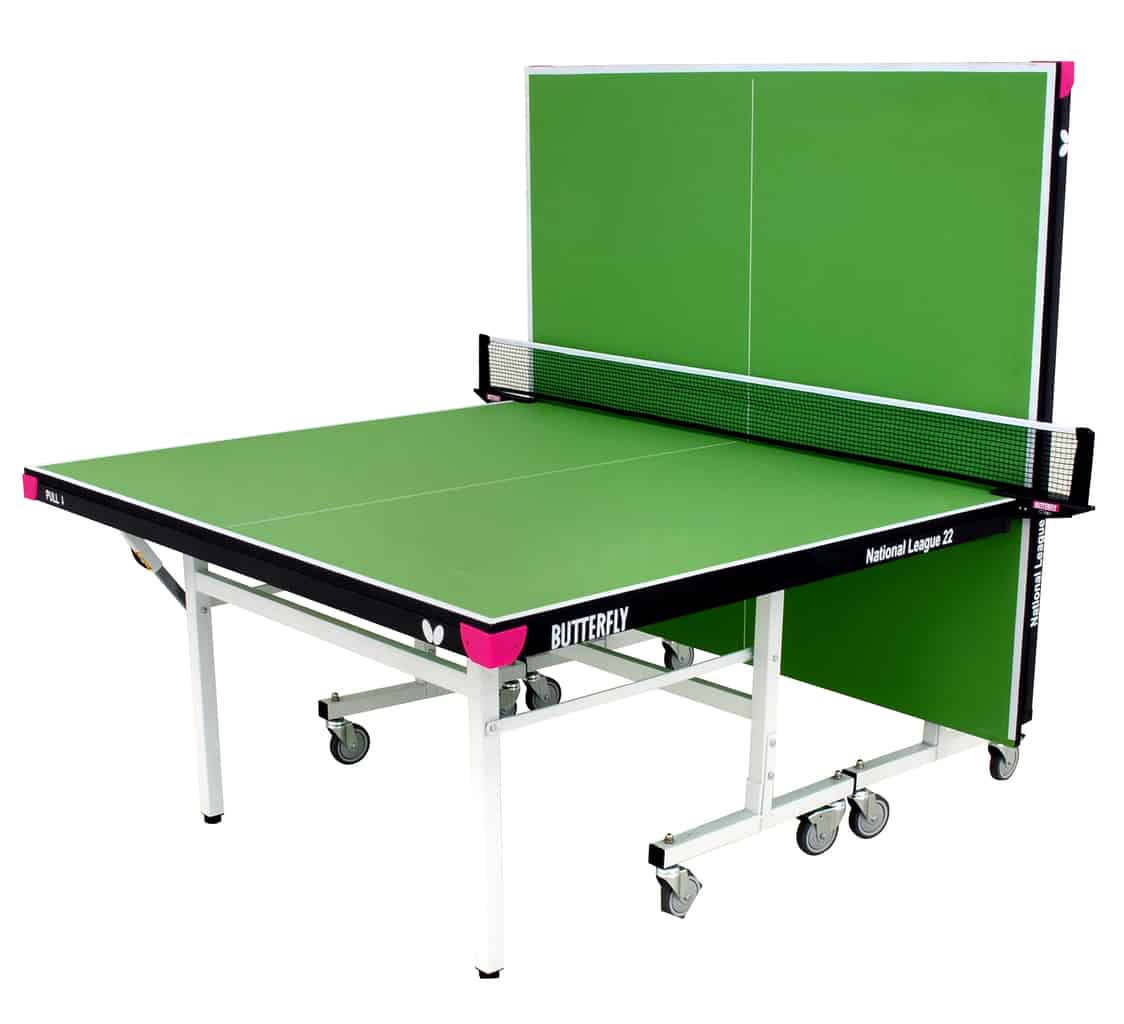 Butterfly National League 22 Green Rollaway Table