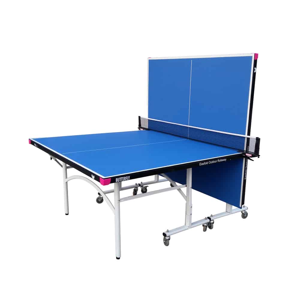 Butterfly Easifold 12 Blue Outdoor Rollaway Table Tennis Table