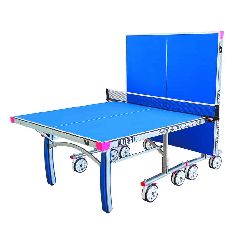 Butterfly Garden Rollaway 7000 Outdoor Table Tennis Table