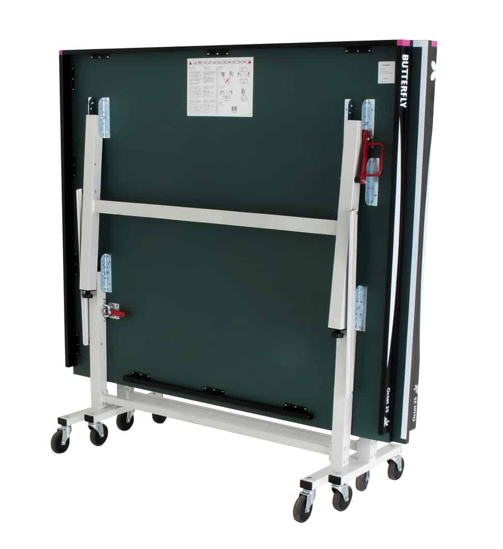 Butterfly Octet 25 Green Rollaway Table