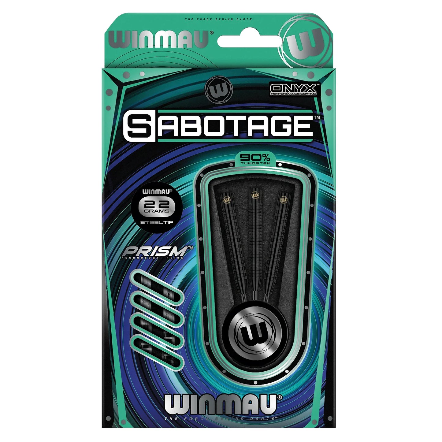 Winmau Sabotage Onyx 22g Darts