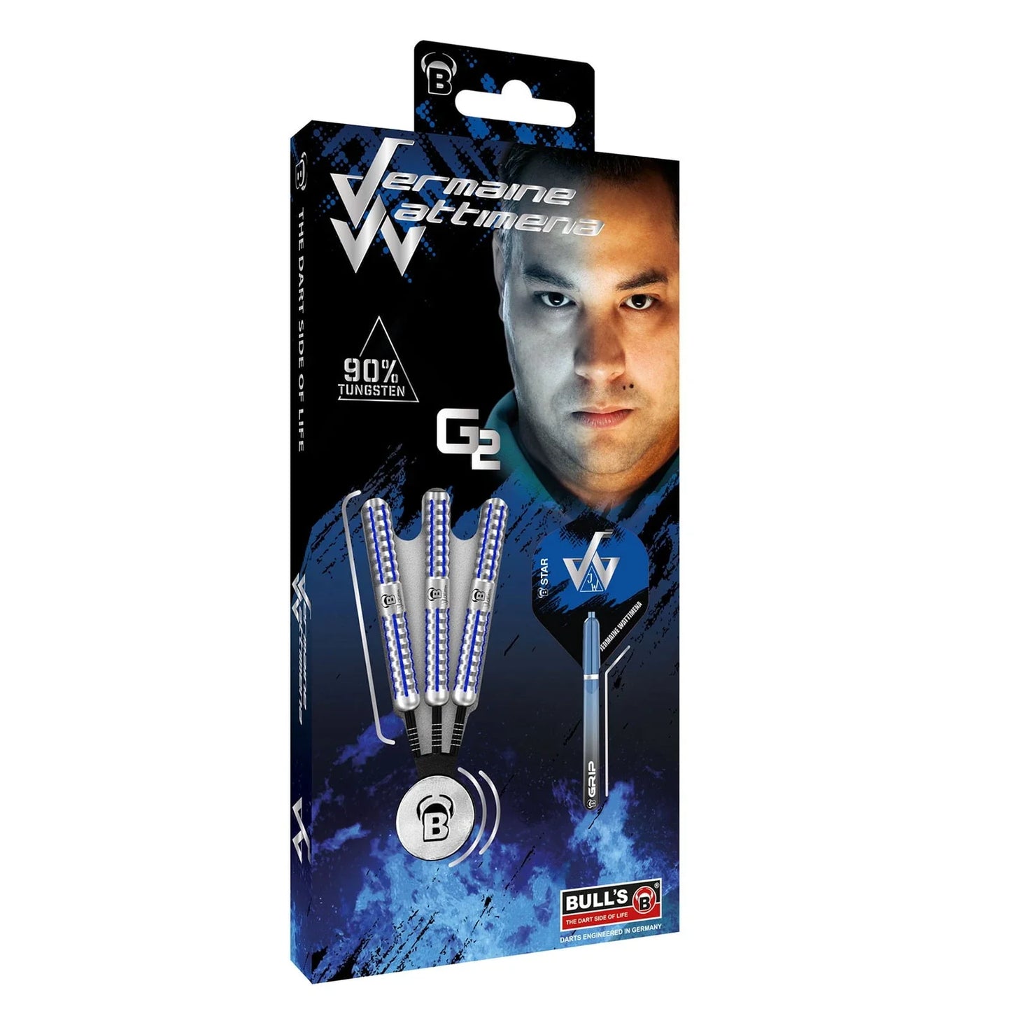 Bulls Jermaine Wattimena G2 24g Steel Tip Darts