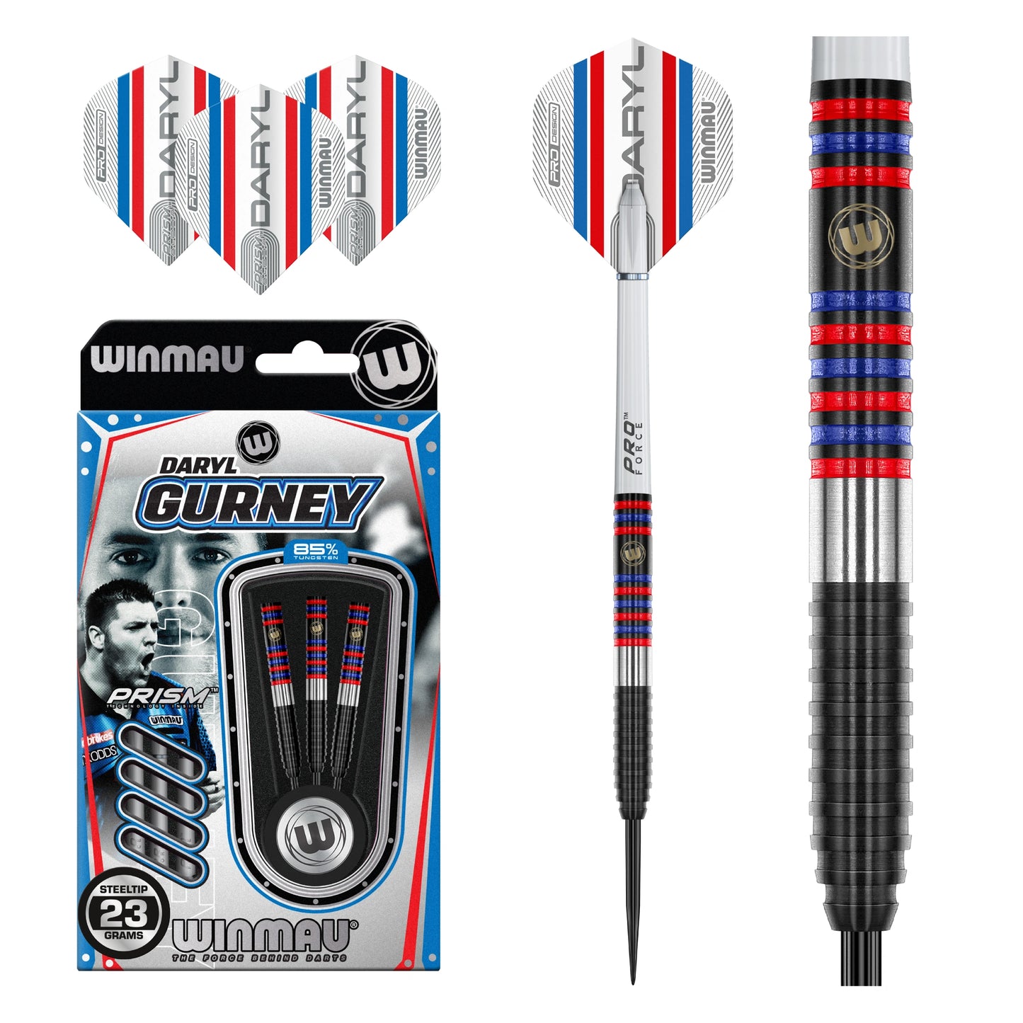 Winmau Daryl Gurney 85% Tungsten Darts 23G