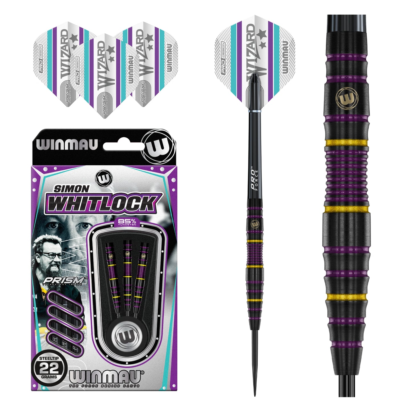 Winmau Simon Whitlock 85% Tungsten Darts 22G