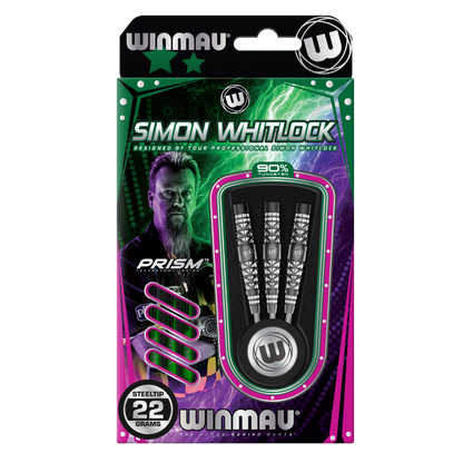Winmau Simon Whitlock Shotblast 90% Tungsten Alloy Dart 22g