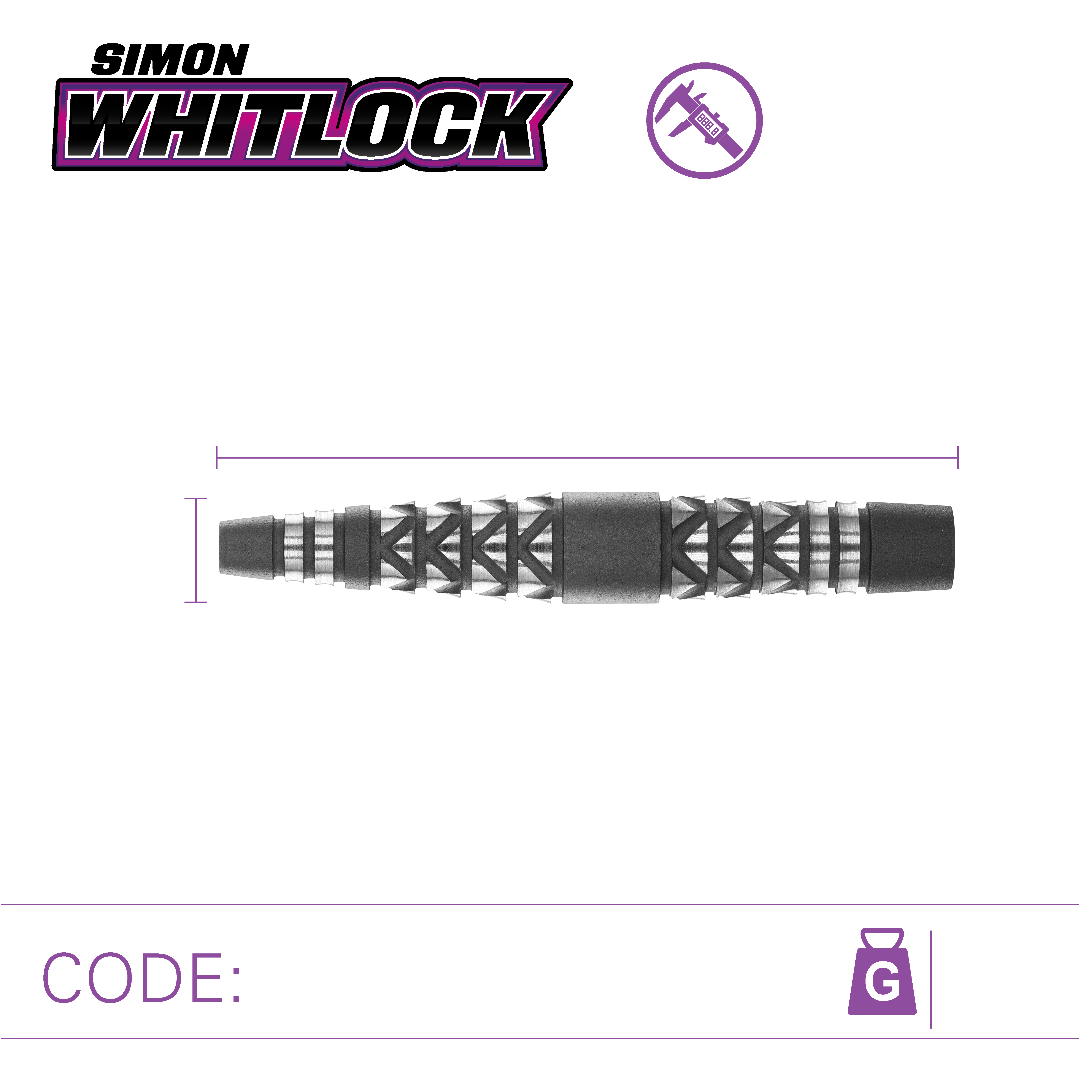 Winmau Simon Whitlock barrel specs