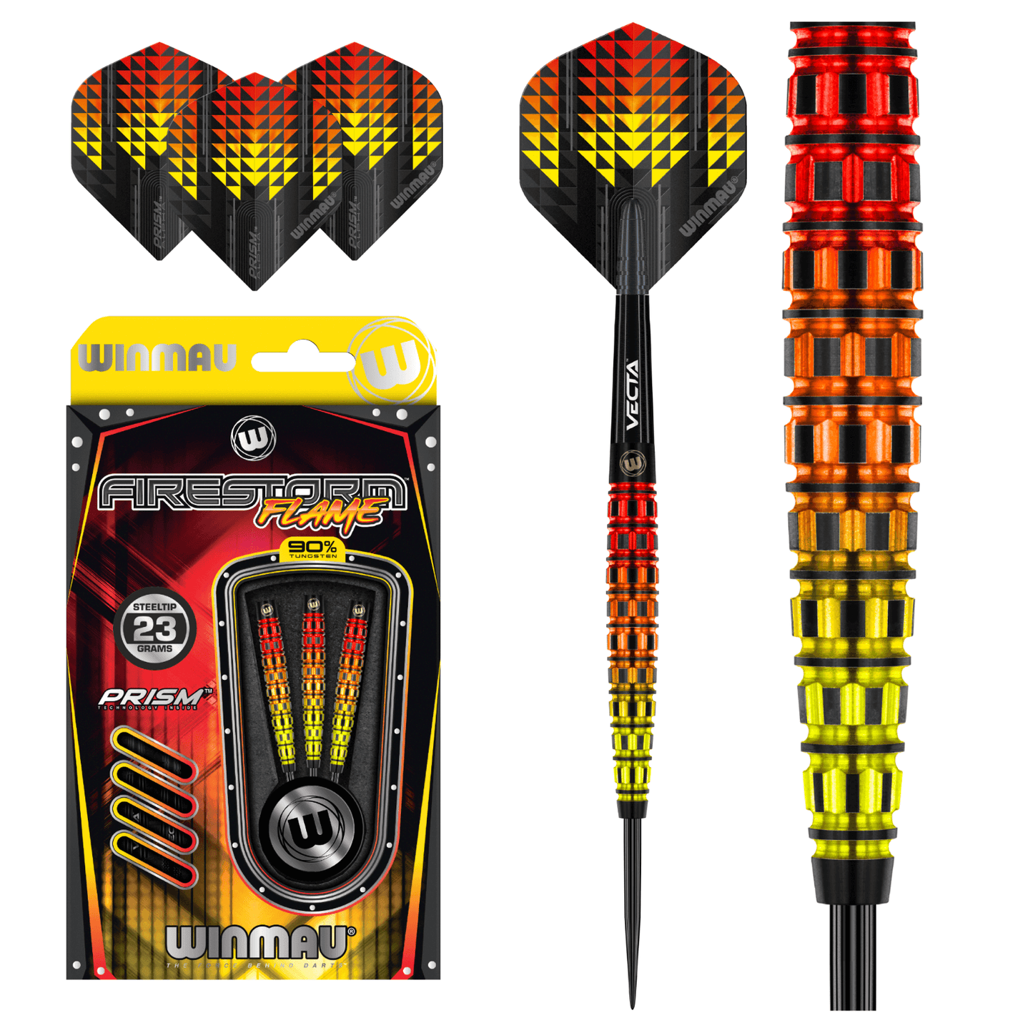 Winmau Firestorm Flame 23g full set