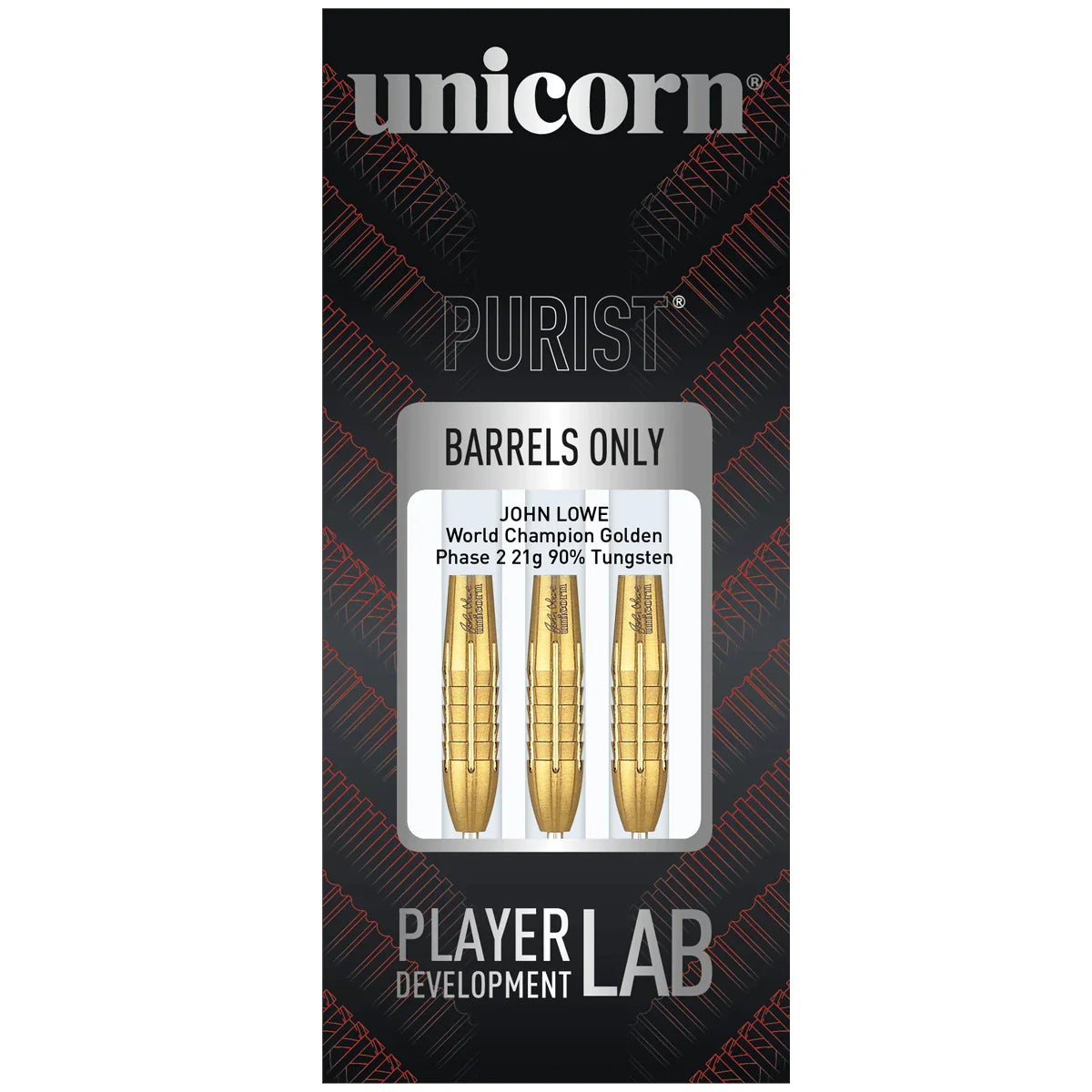 Unicorn Purist - John Lowe Golden Phase 2 21G Darts