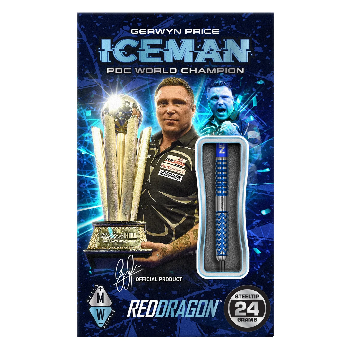 Red Dragon Gerwyn Price Glacier 24g