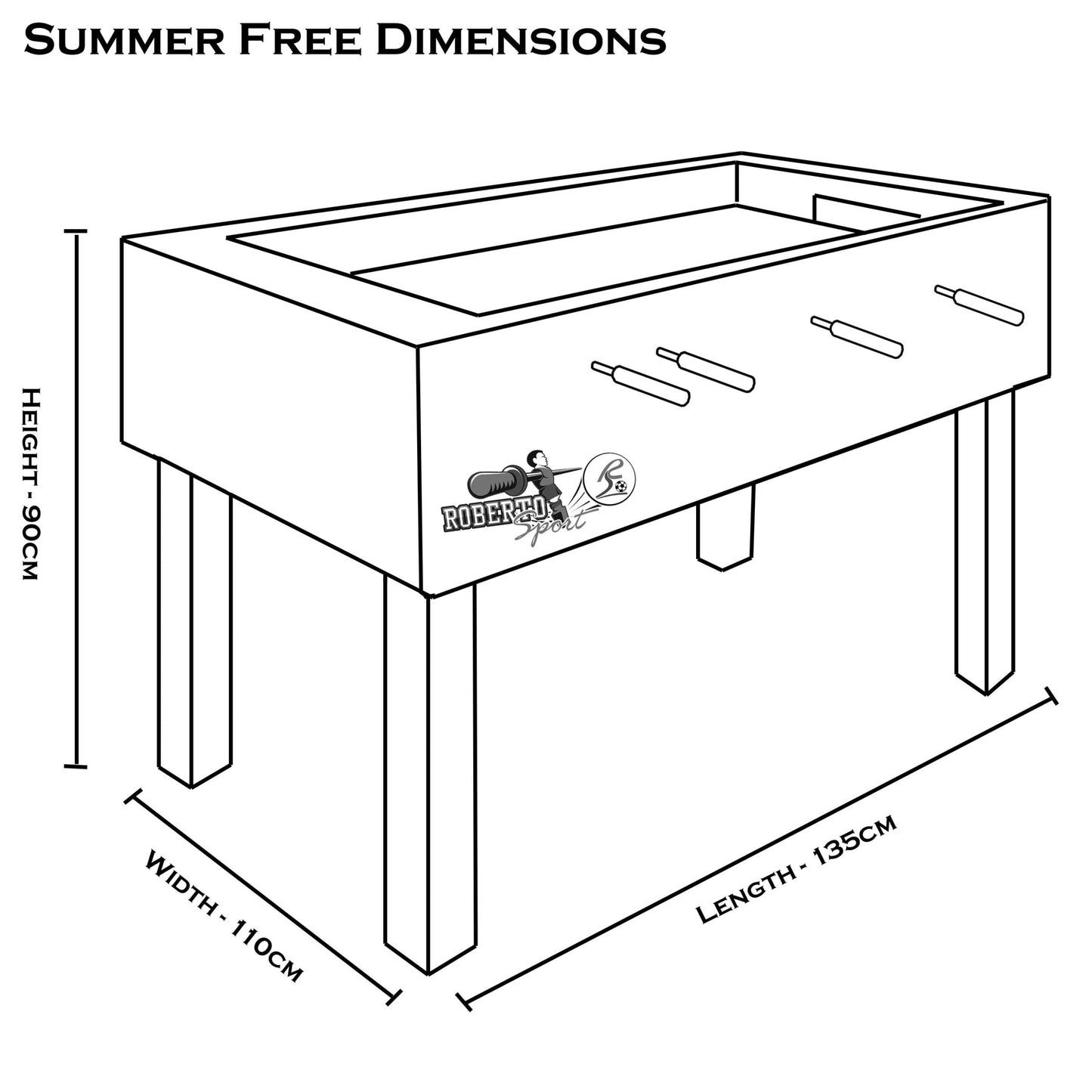 Roberto Summer Free Football Table