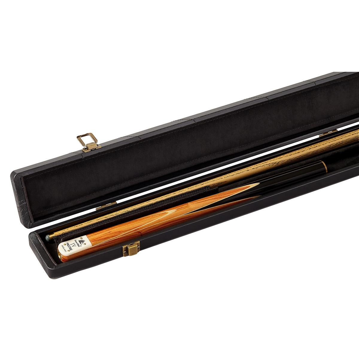 Powerglide Black Leather 3/4 Jointed Cue Case