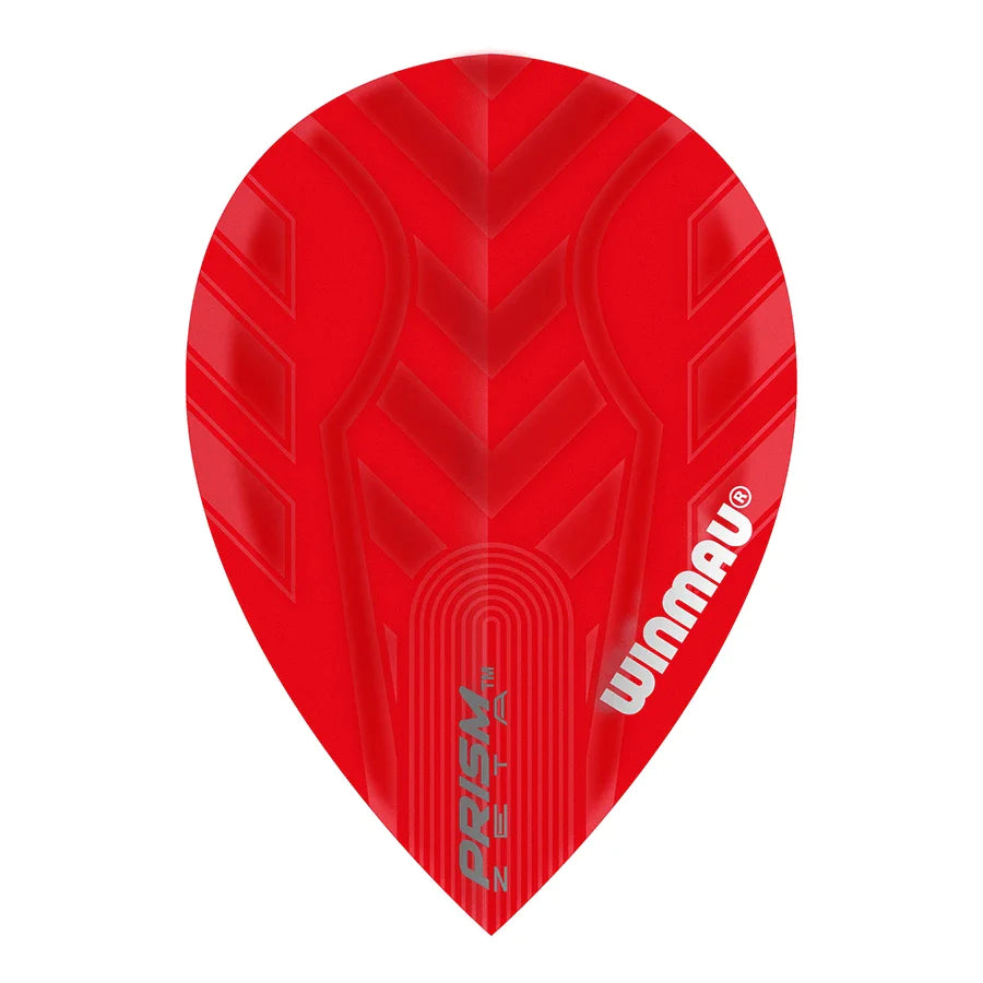 Winmau Prism Zeta Red Pear Dart Flights