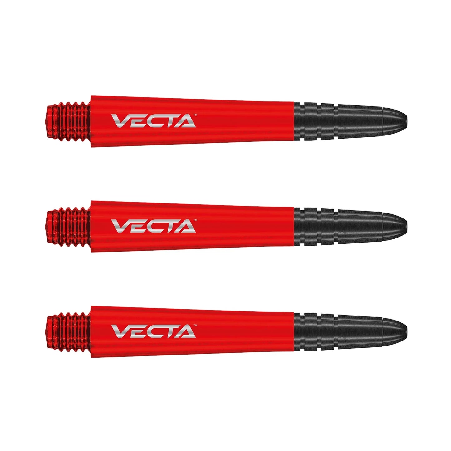 Winmau Vecta Intermediate Red Polycarbonate Dart Stems