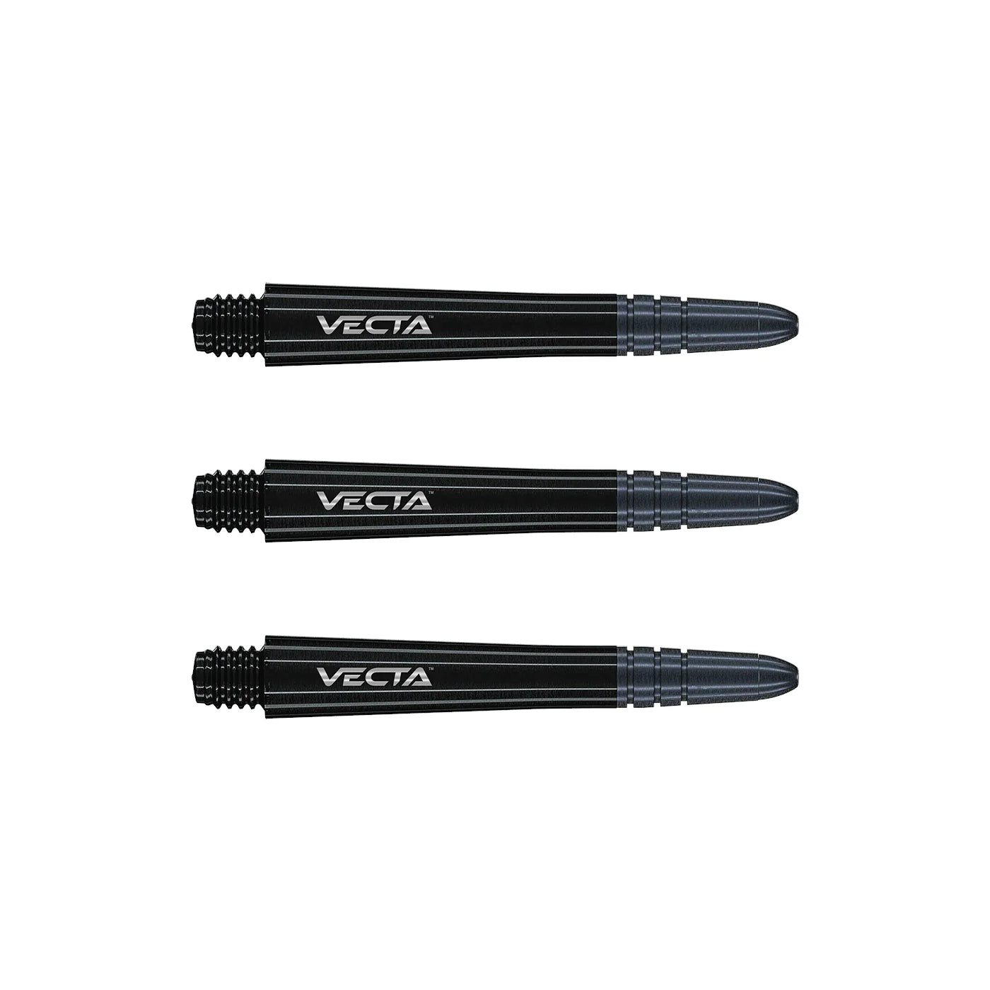 Winmau Vecta Medium Black Polycarbonate Dart Stems