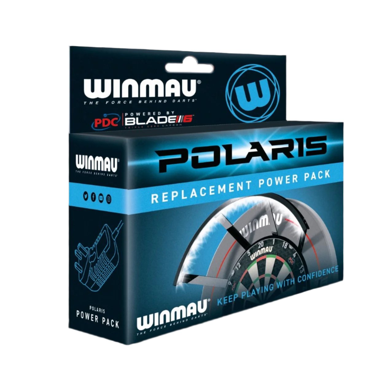 Winmau Polaris Dartscheiben-Beleuchtung | Magnetisches Licht, Schattenfrei, Für Blade 6 & Alle Winmau Boards