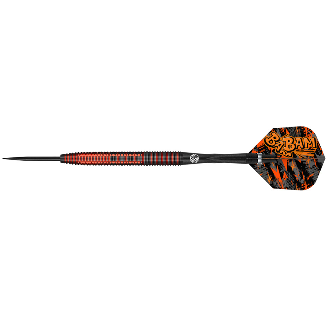 テックナイン　technine クリスブラッドショー　　サイズXLT Shot Bradley Brooks Steel Tip Darts 90% Tungsten Steel Barrels 23g