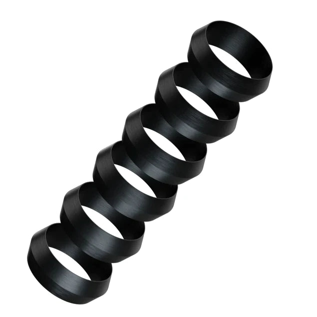 Harrows Black Pyramid Rings