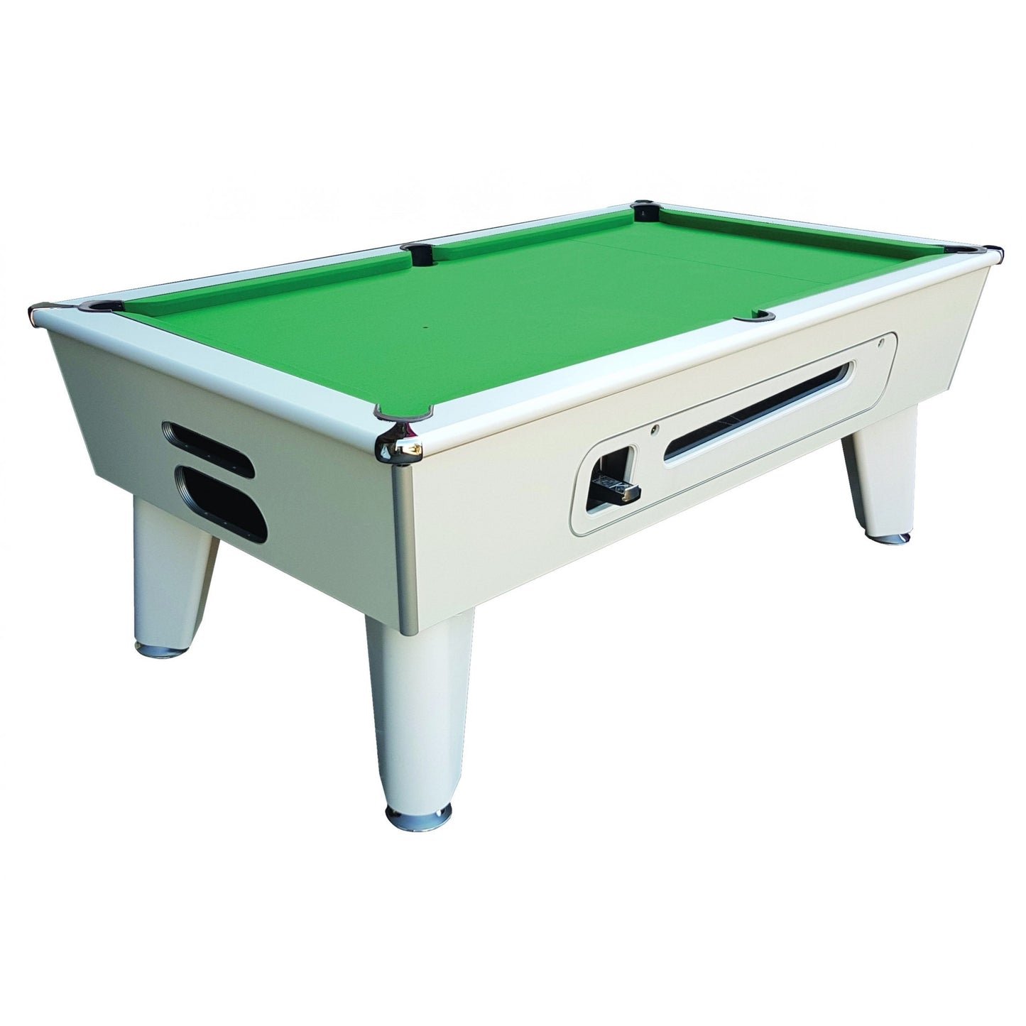 Blackball Club White Pool Table