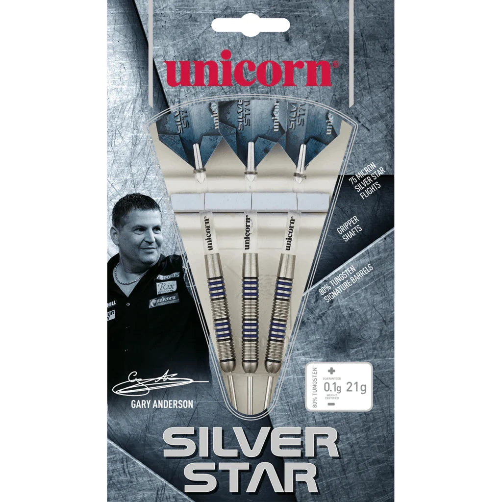 Unicorn Gary Anderson Silver Star GA4 23g Darts