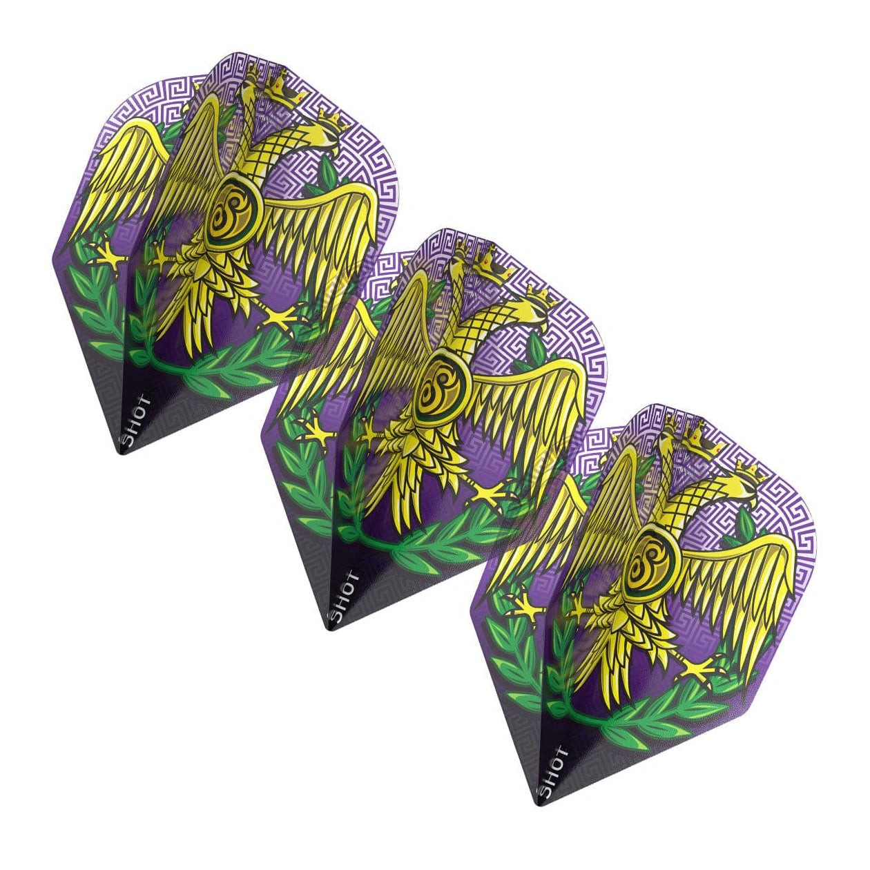 Shot Roman Empire Caesar Dart Flight Set Small Standard