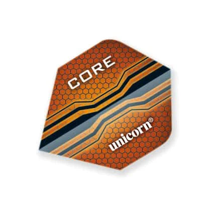 Unicorn Core 75 Plus Dart Flights - Orange