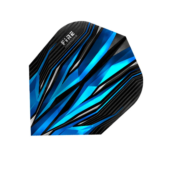Harrows Fire Premium Dart Flights - Blue