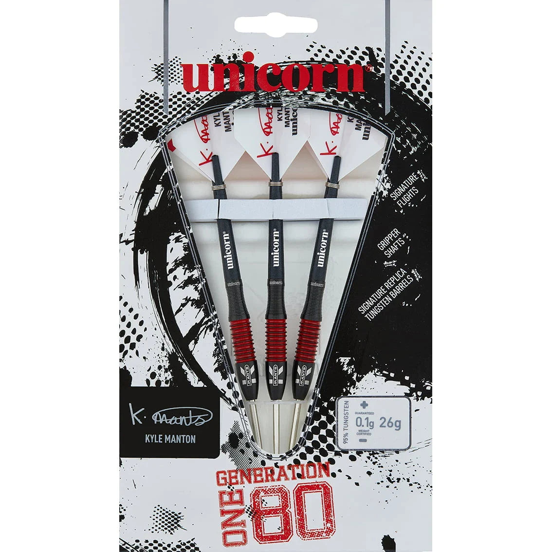 Unicorn Kyle Manton Generation 180 26g Darts
