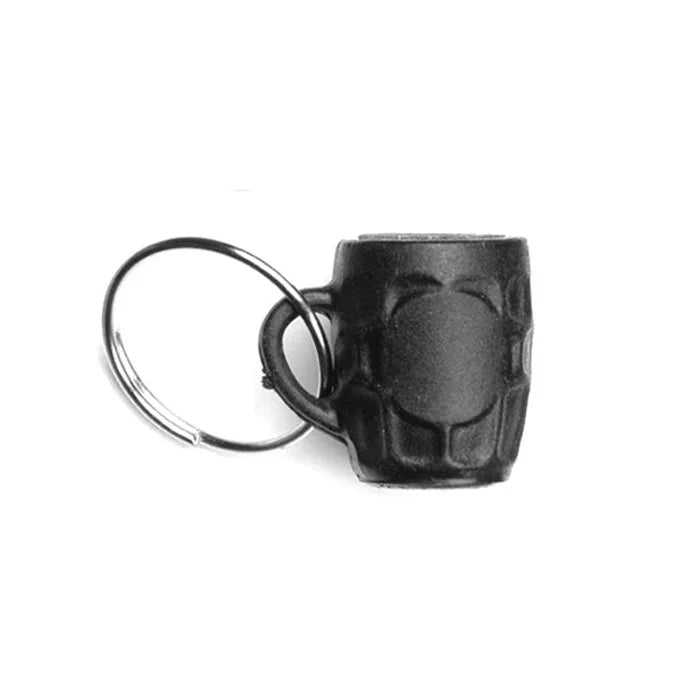 Harrows Beer Mug Darts Sharpener keyring in black