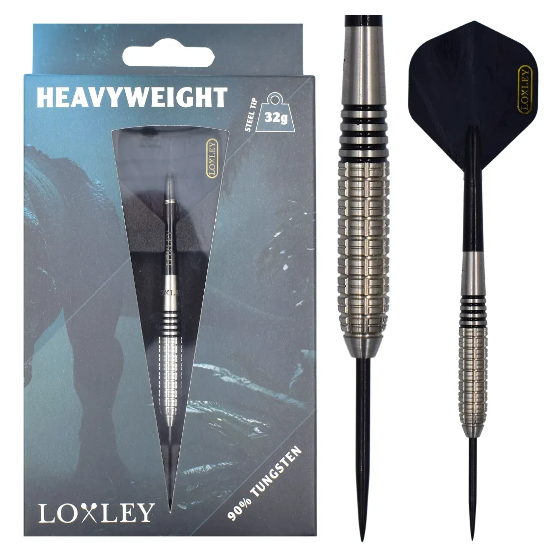Loxley Heavyweight 90% Tungsten Steel Tip Darts