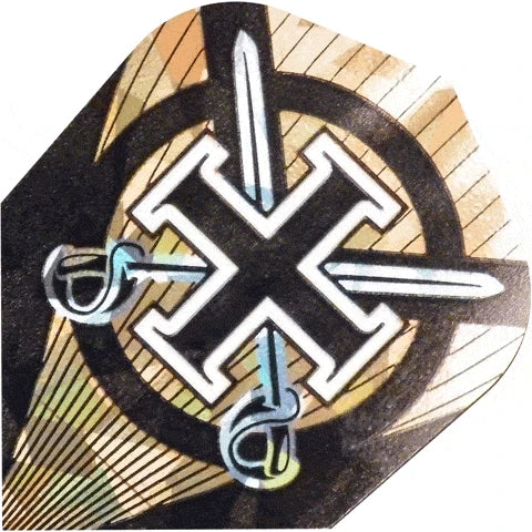 Harrows Hologram Range - Cross Swords Dart Flights