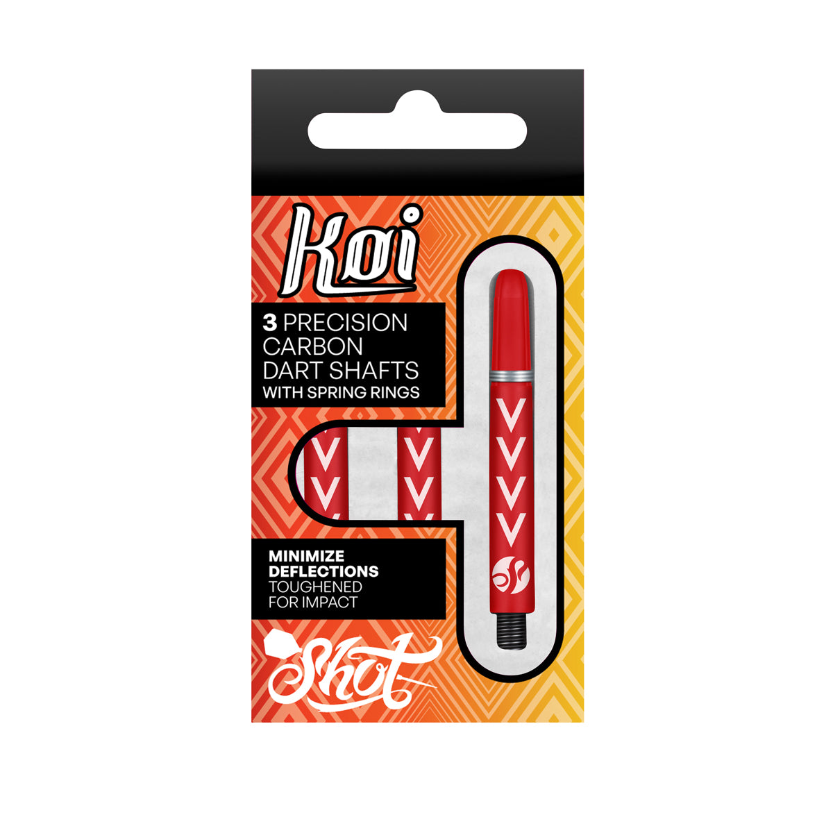Shot Koi Carbon Dart Shafts Red