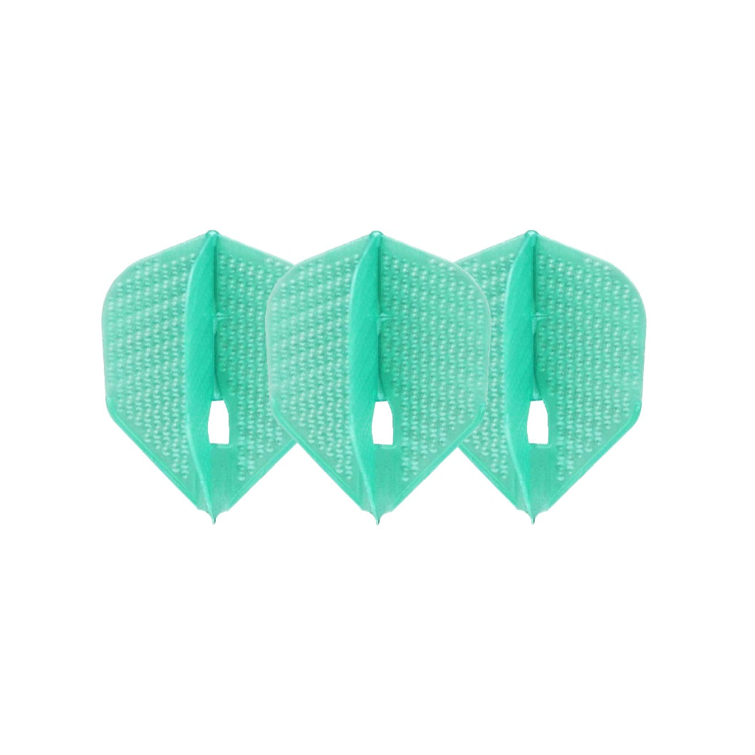 L-Style L3PRO Shape Dimple Pearl Emerald Flight x3