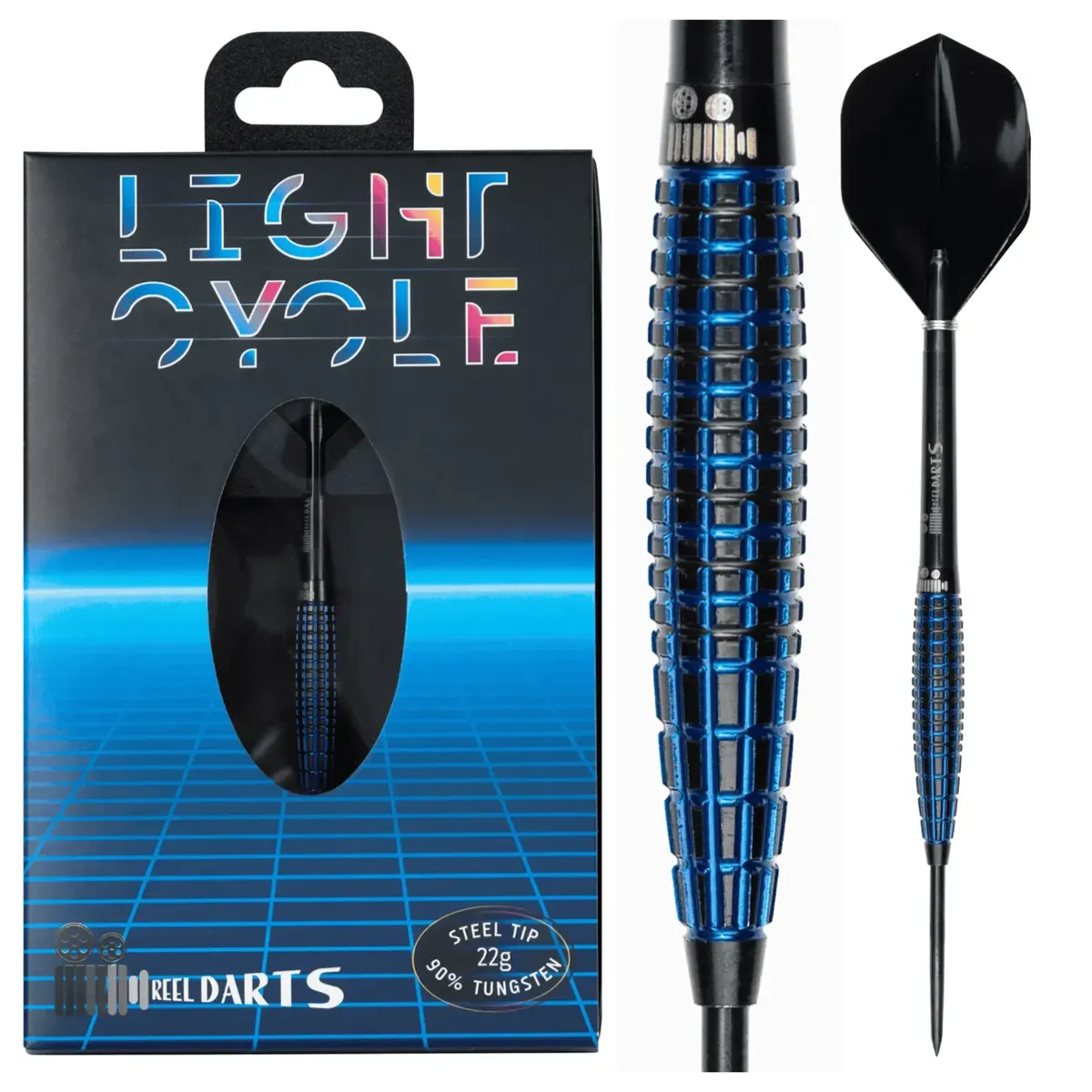 Reel Darts Light Cycle 90% Tungsten Steel Tip Darts