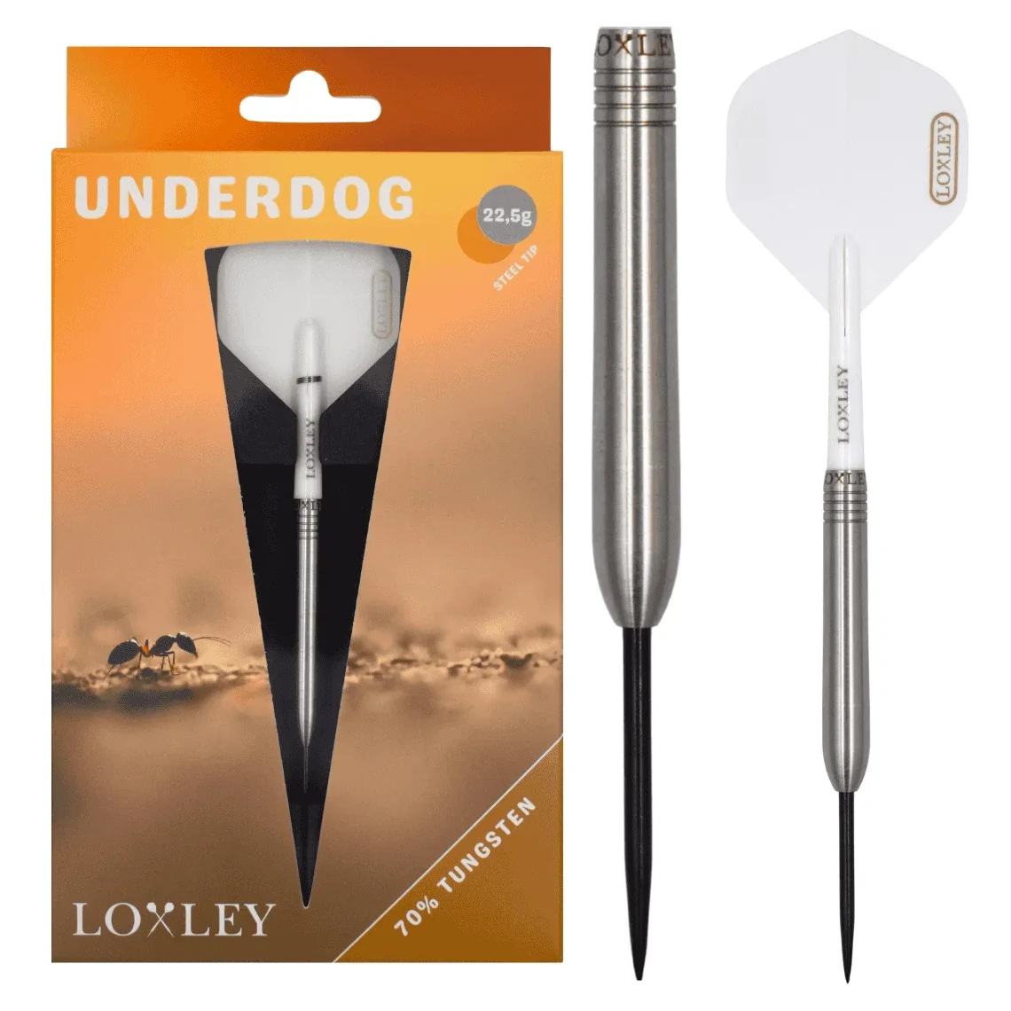 Loxley Underdog 70% Tungsten Steel Tip Darts