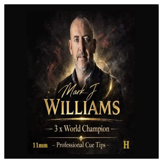 Mark J Williams Professional Snooker Cue Tips – Pack of 3