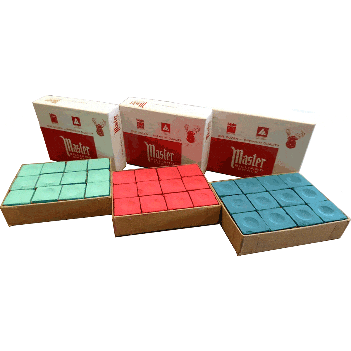 Tweeten Master Cue Chalk 12 Pack