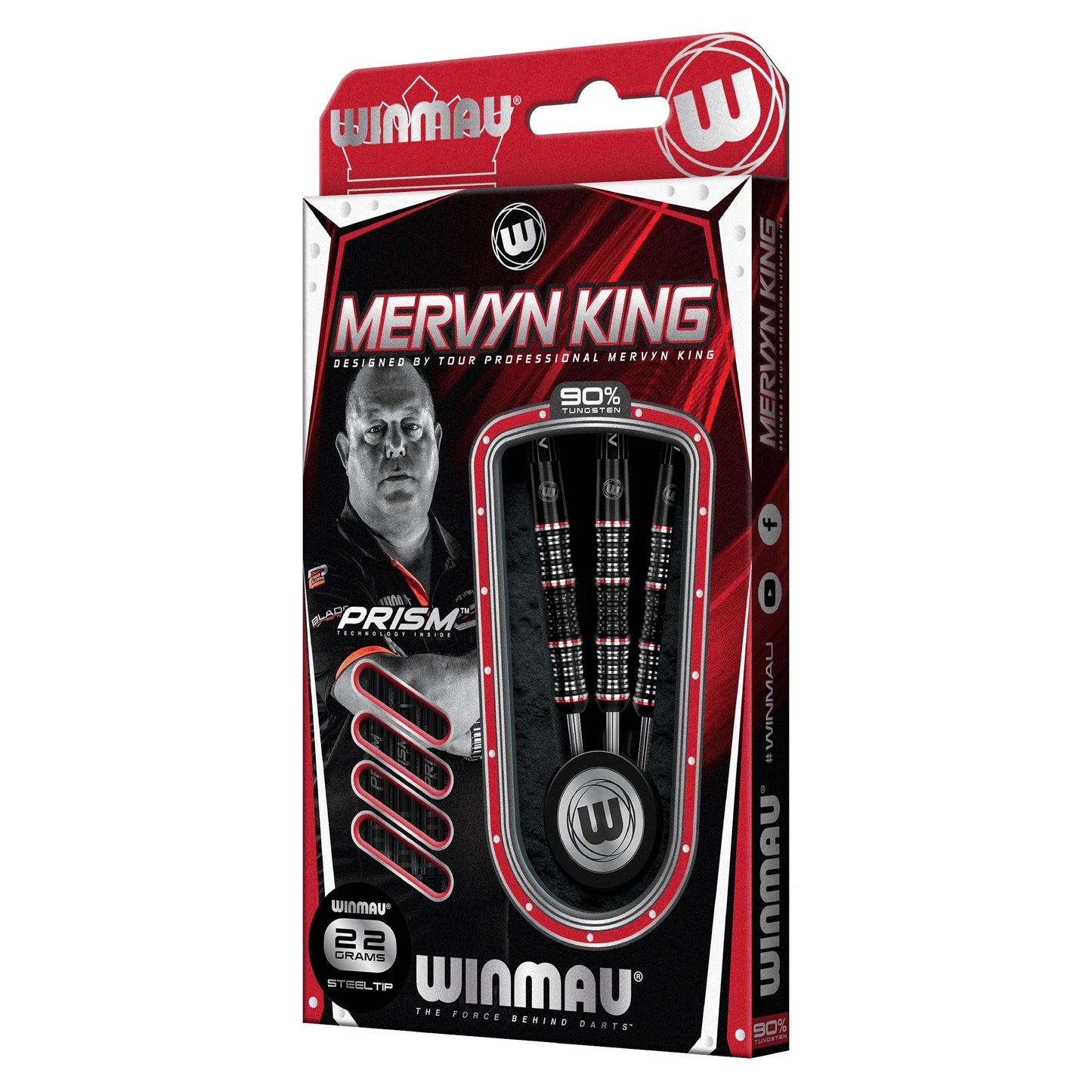 Winmau Mervyn King 22g Special Edition Darts