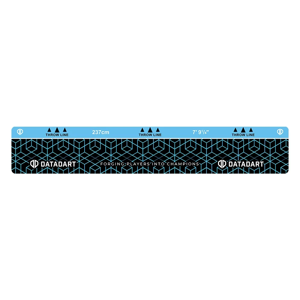 Datadart Darts Oche Throw Line - Blue Geo