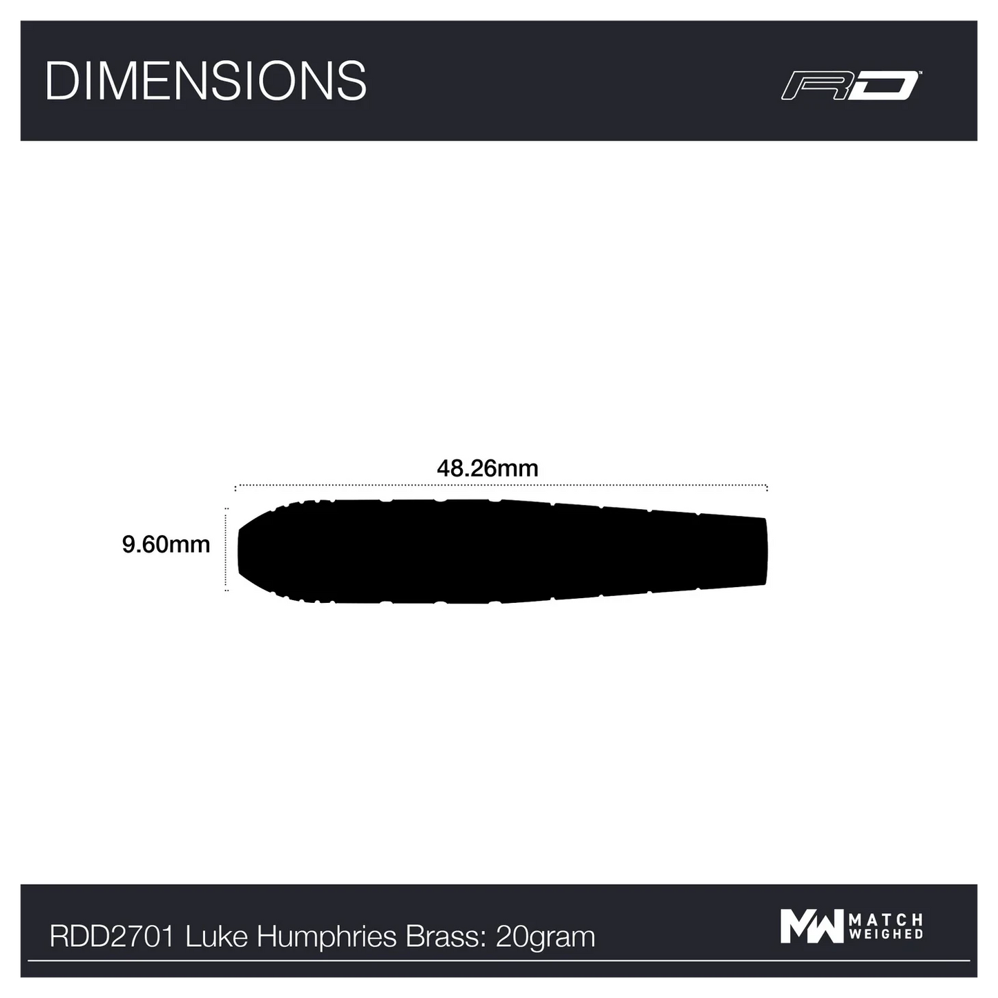 Red Dragon Luke Humphries World Champion Brass