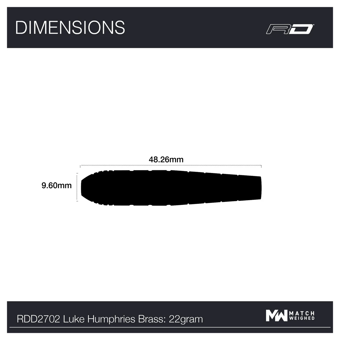 Red Dragon Luke Humphries World Champion Brass