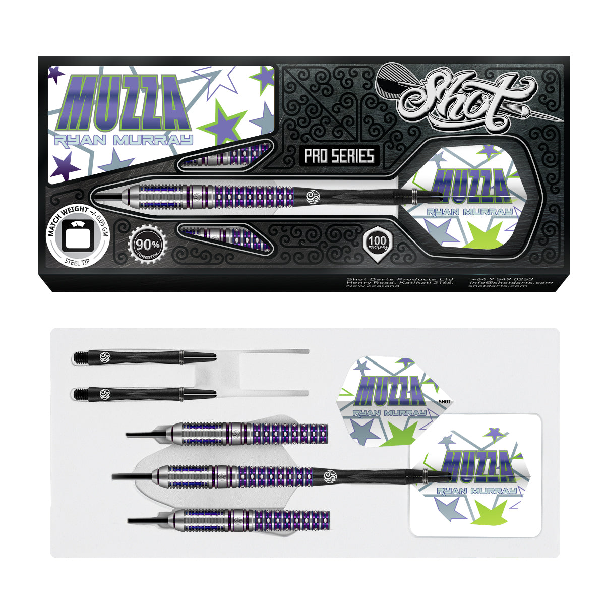 Shot Ryan Muzza Murray Darts Packaging