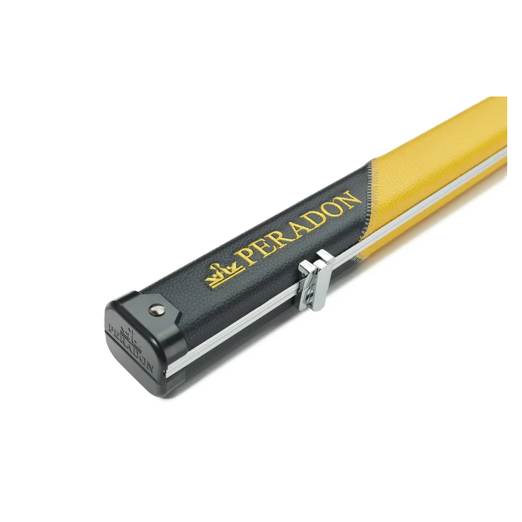 Peradon Halo Black & Yellow Stripe 1 Piece Slim Snooker Cue Case