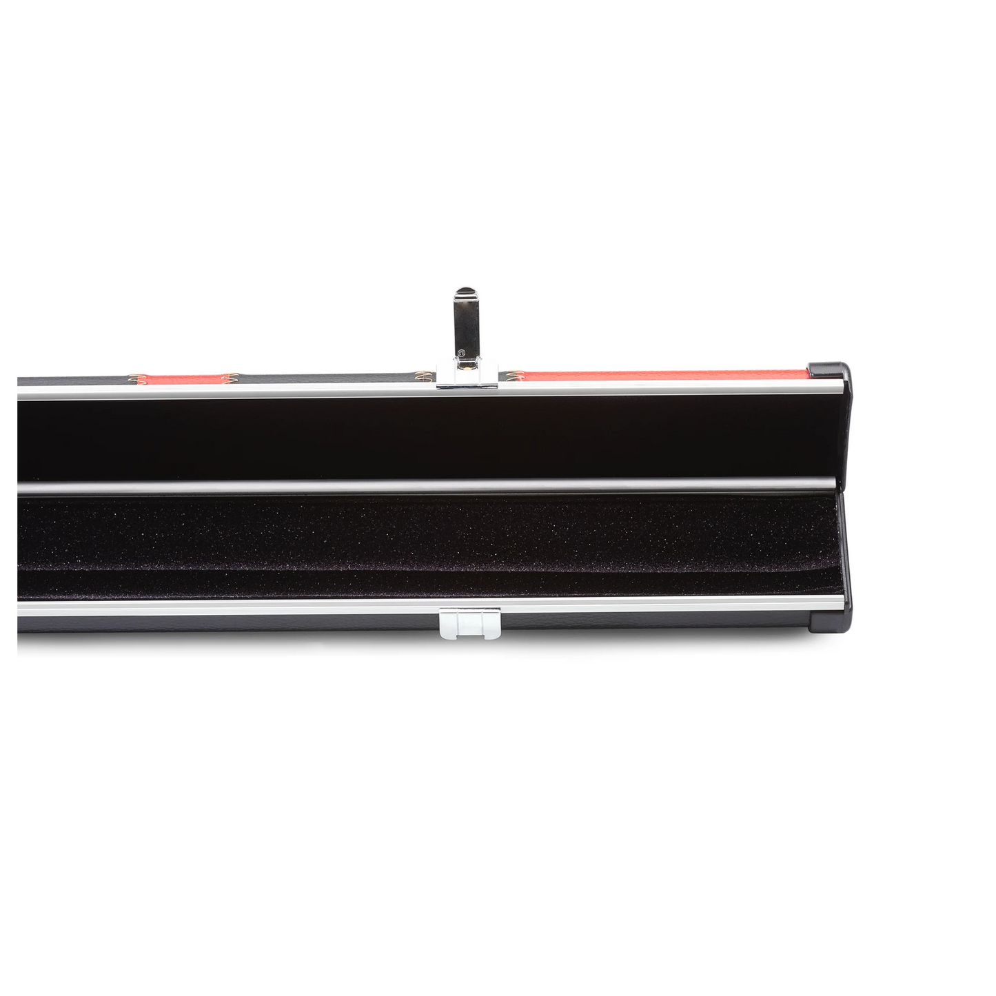 Peradon Halo 1 Piece Snooker Black Red Patch Wide Cue Case