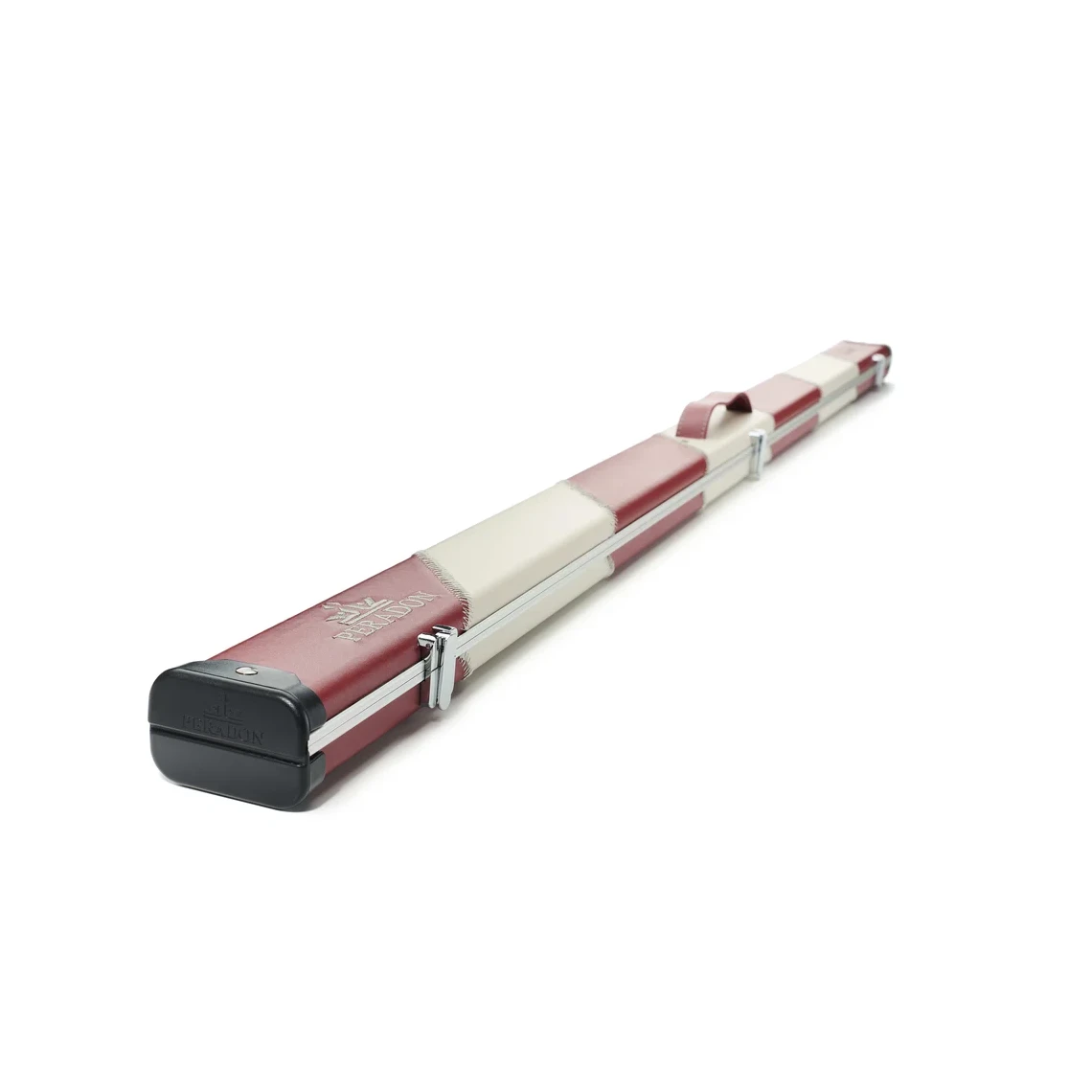 Peradon Halo Red & Cream Stripe 1 Piece Wide Snooker Cue Case