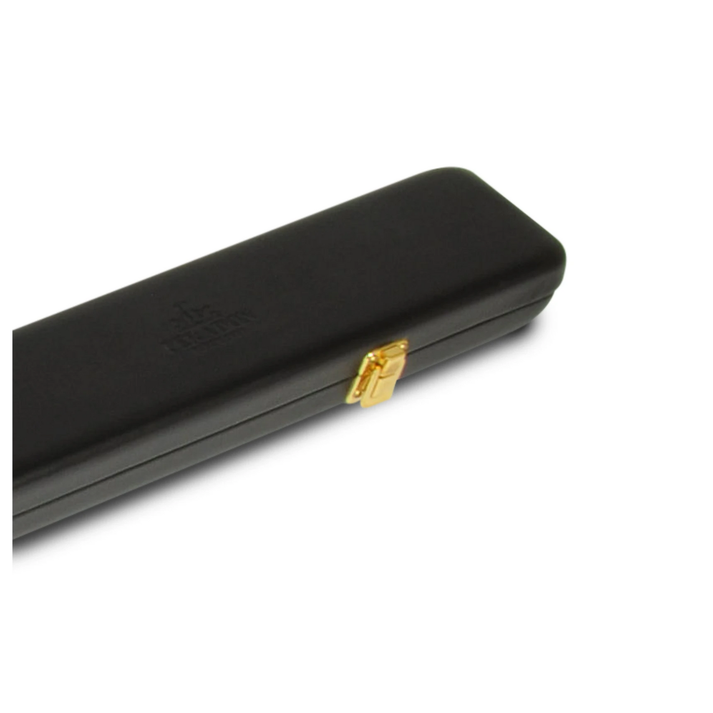 Peradon Wide Black Leather Snooker Cue Case for 1 Piece Cues