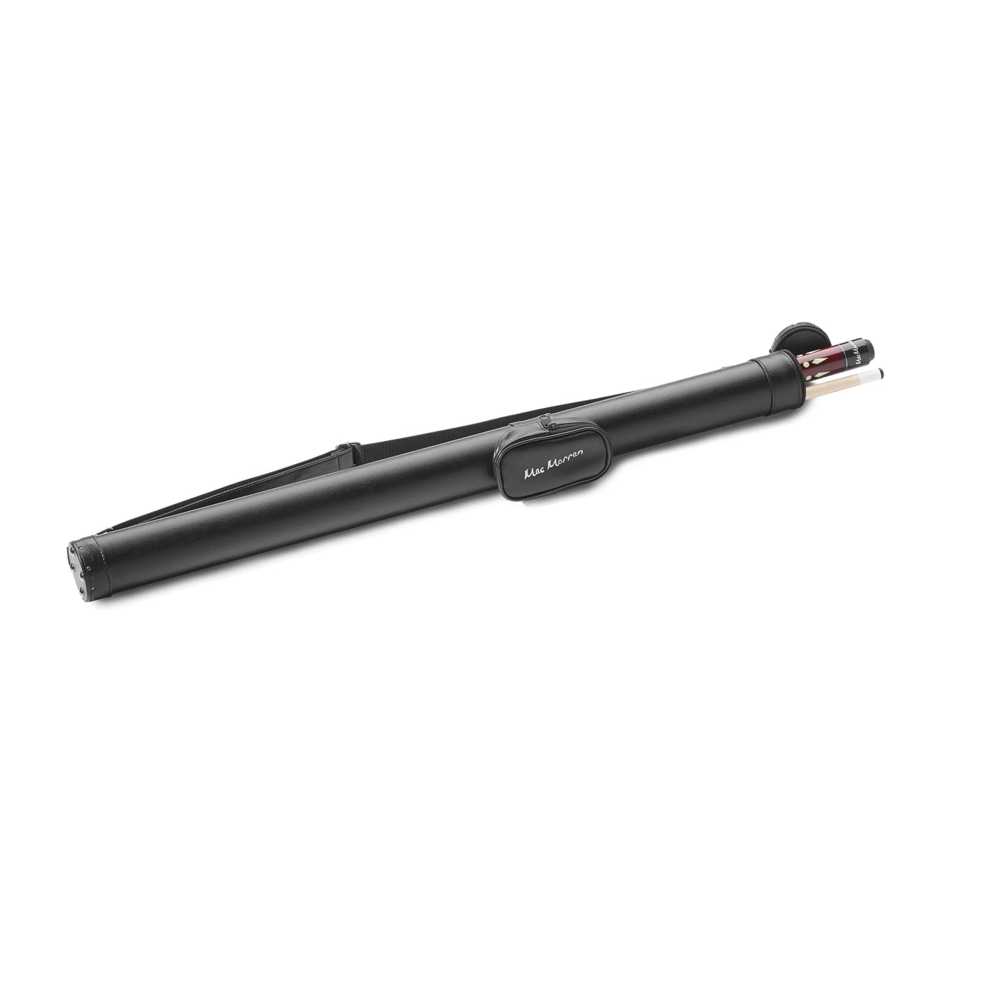 MacMorran 2 piece Black Tube American Cue Case